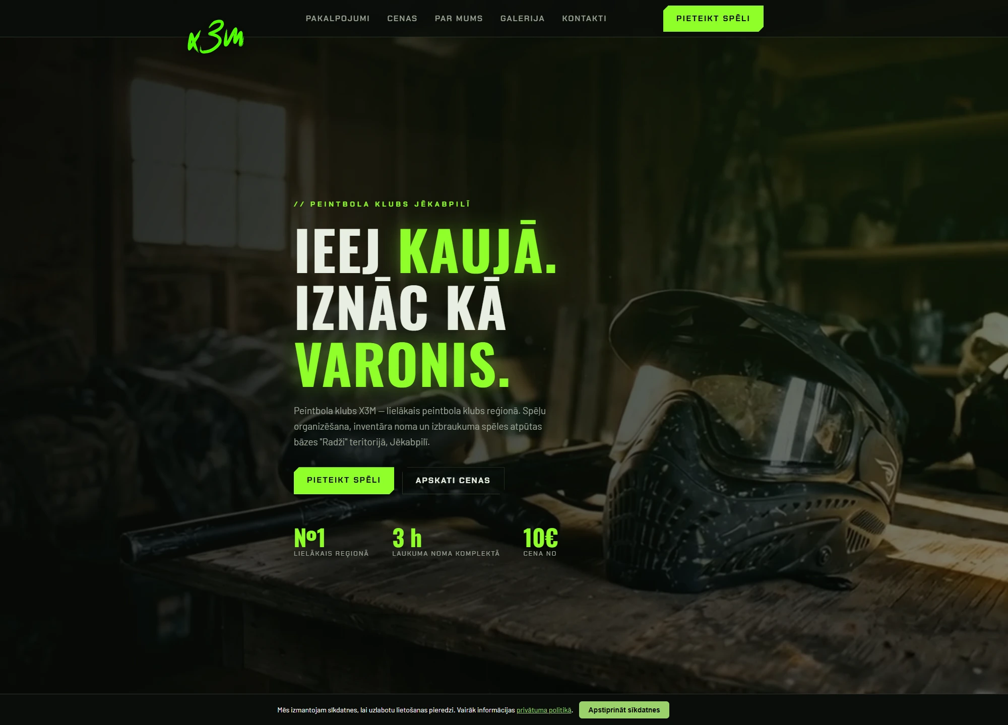 Gatavs mājaslapas dizains — rezultāts pēc izstrādes