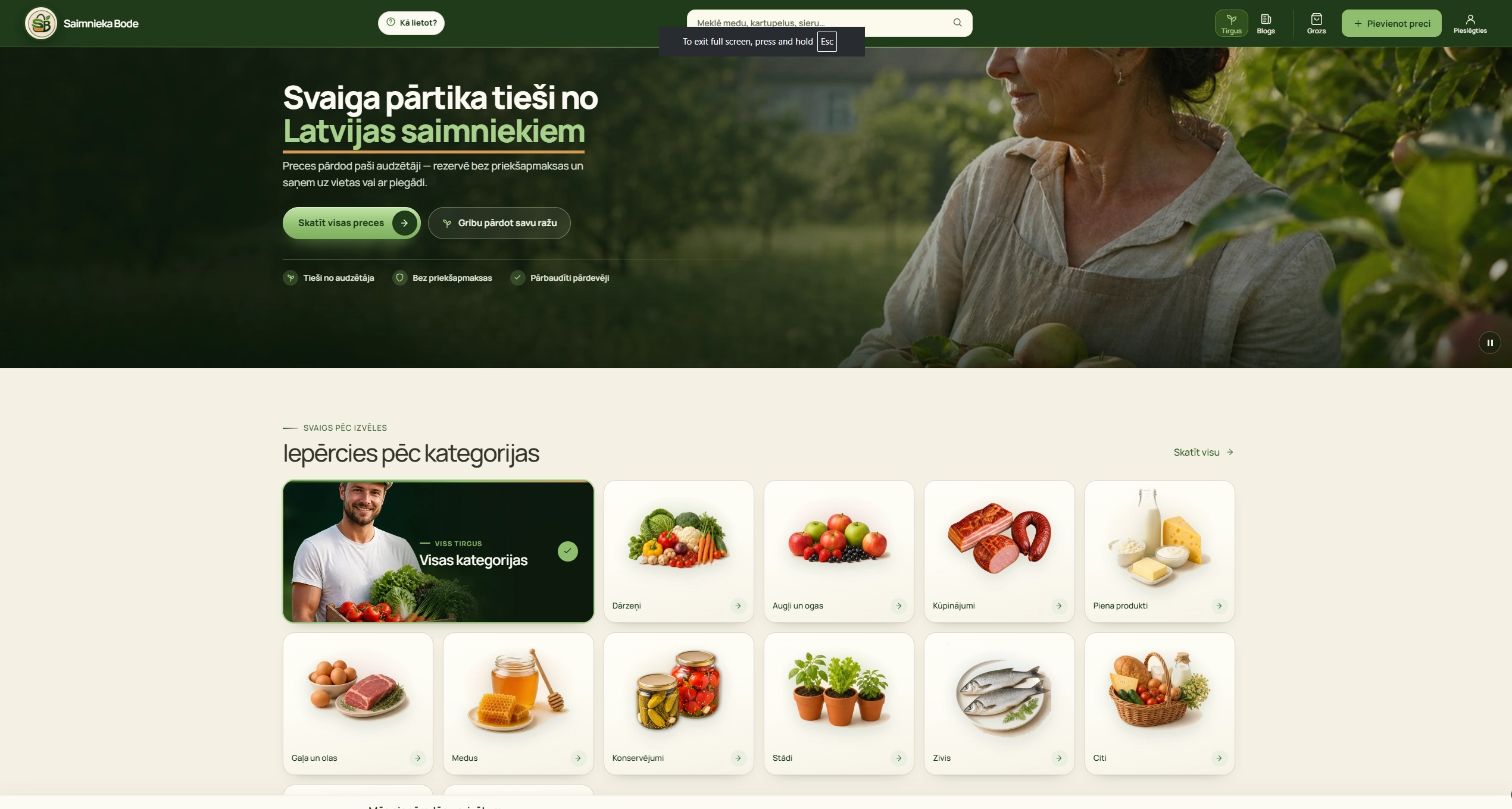 Saimniekabode.lv mājaslapa — Reklamix izstrādāts dizains